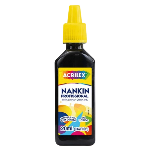 Tinta Nankin Preta 20ml